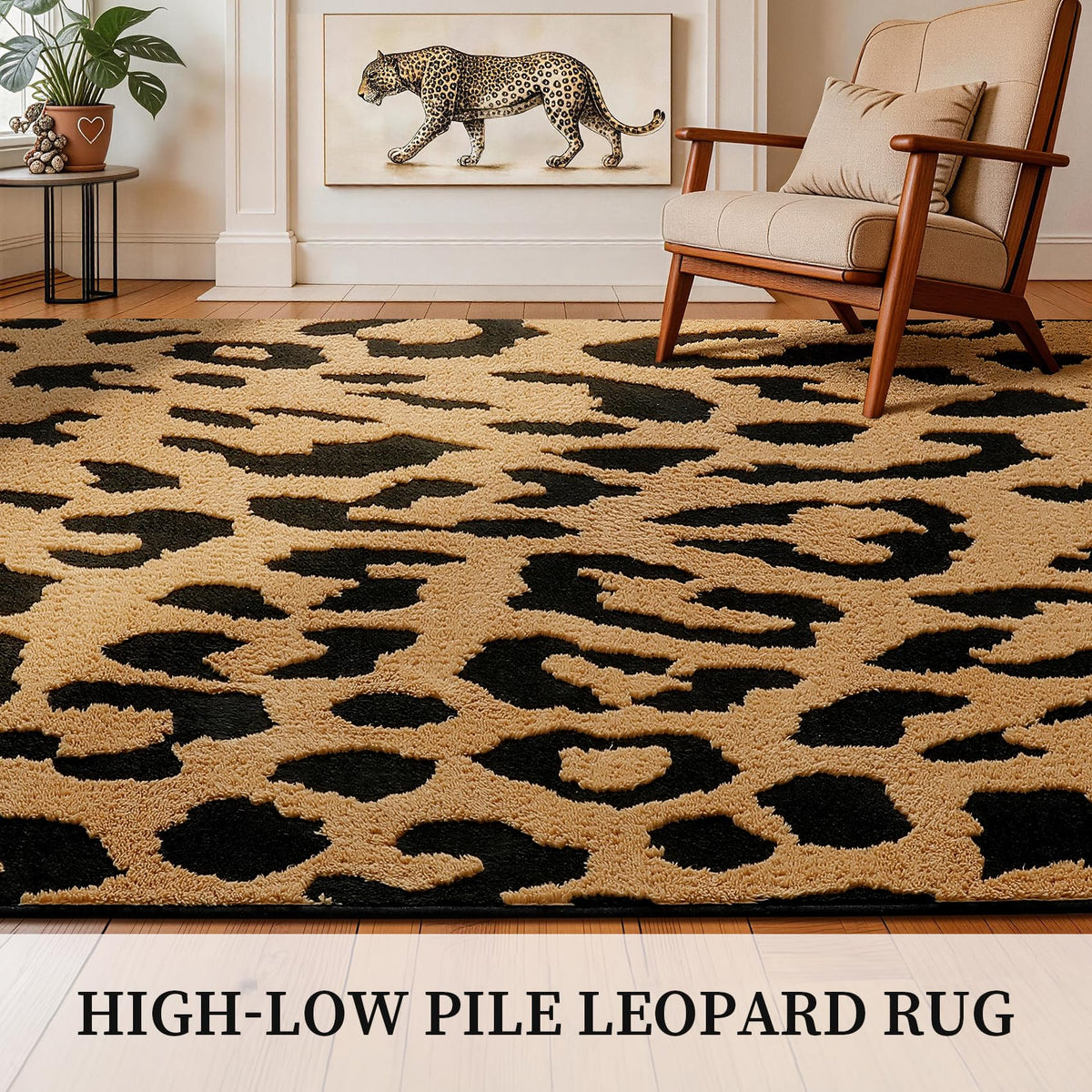 YIHOUSE Cowhide Area Rugs 5×7 Ft