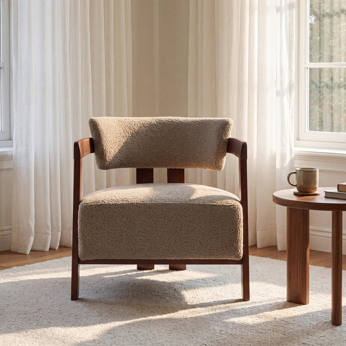 Christopher Knight Home Kirk Mid-Century Modern Accent Chair