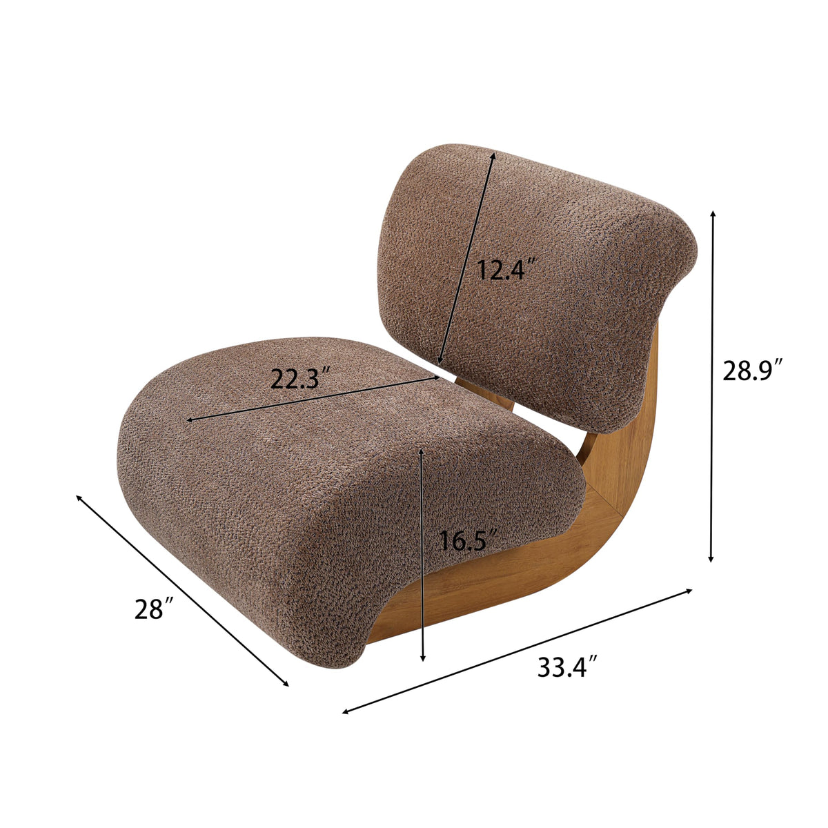 Christopher Knight Home Cubis Low Profile Accent Chair Set of 2