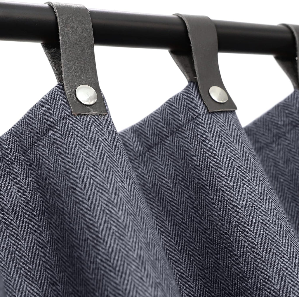 Chevron Wool Curtain Panel