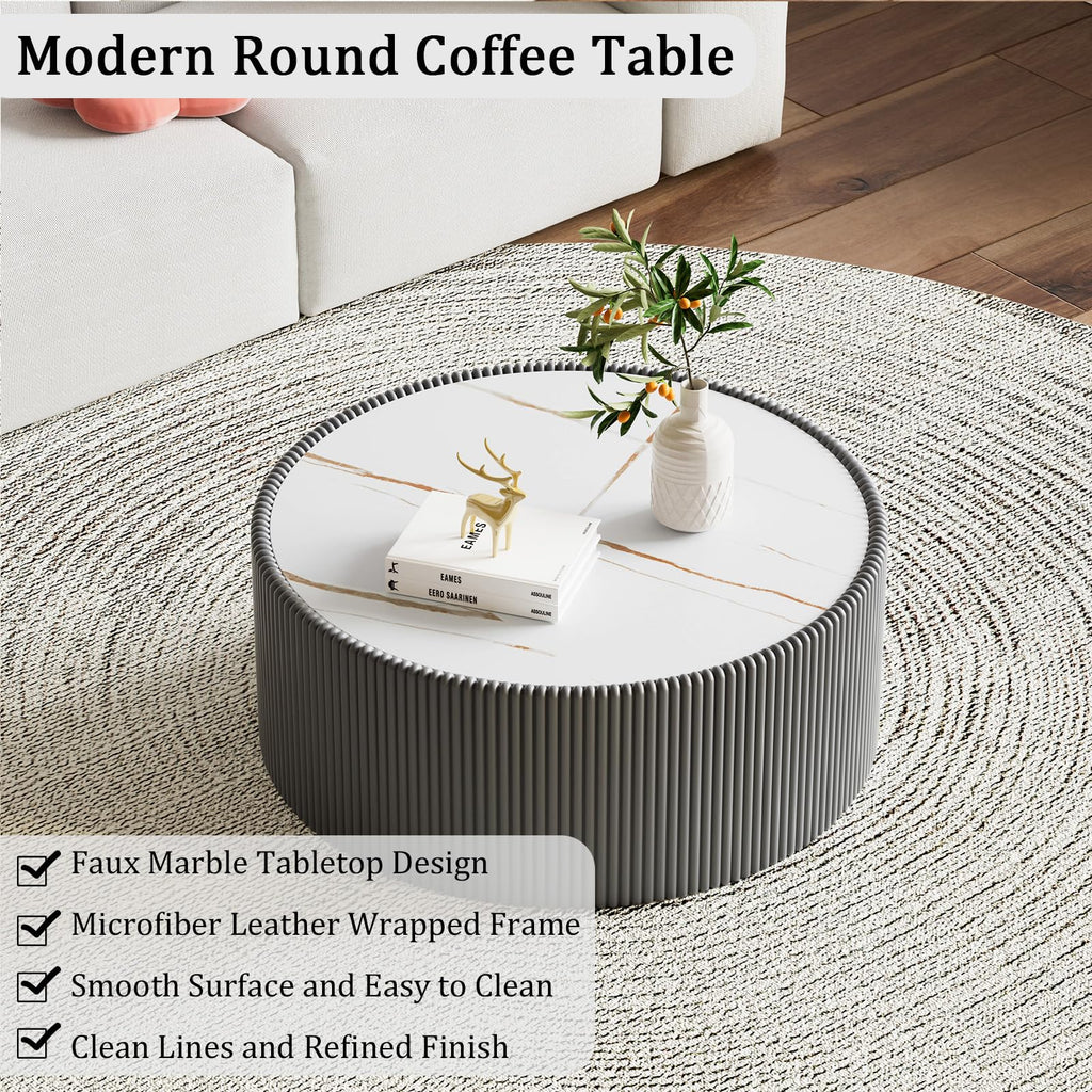 Black Drum Nesting Coffee Table Set