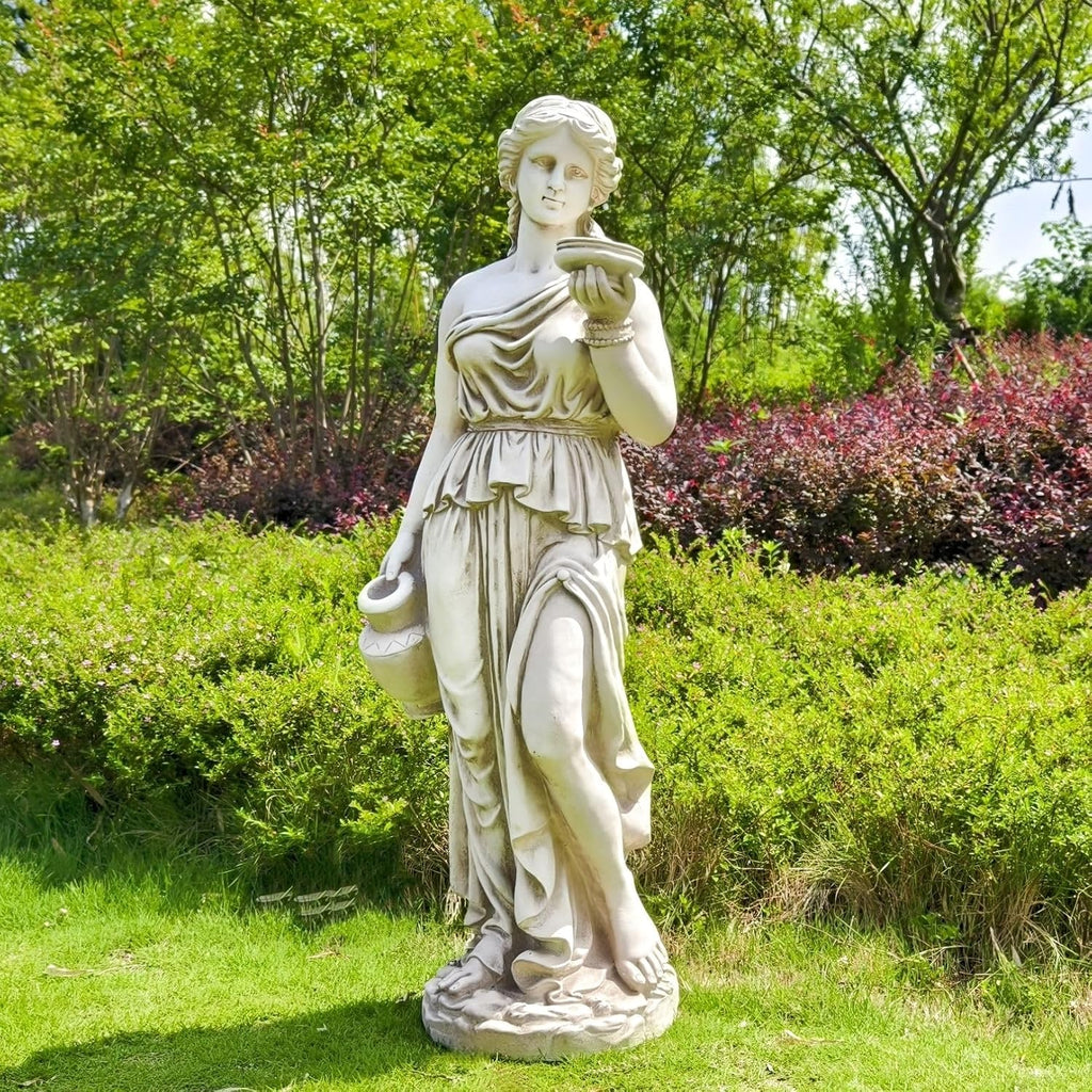 46'' High Large Nymph Statue Goddess Hebe Garden Sculpture