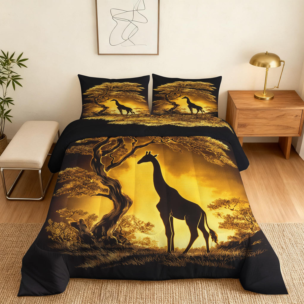 Patchwork Geometric Queen Size Comforter Sets 3 Piece