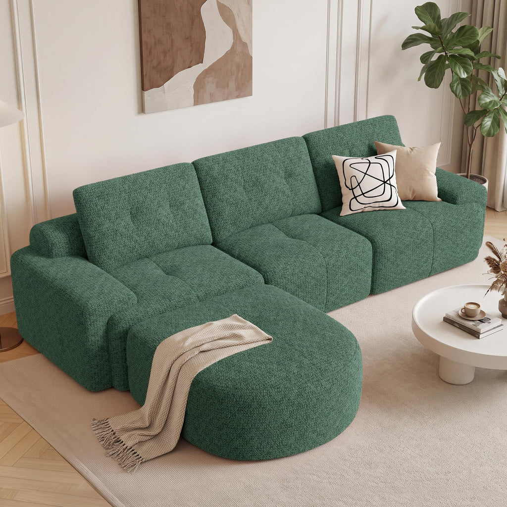 110" Modern Modular Sectional Sofa