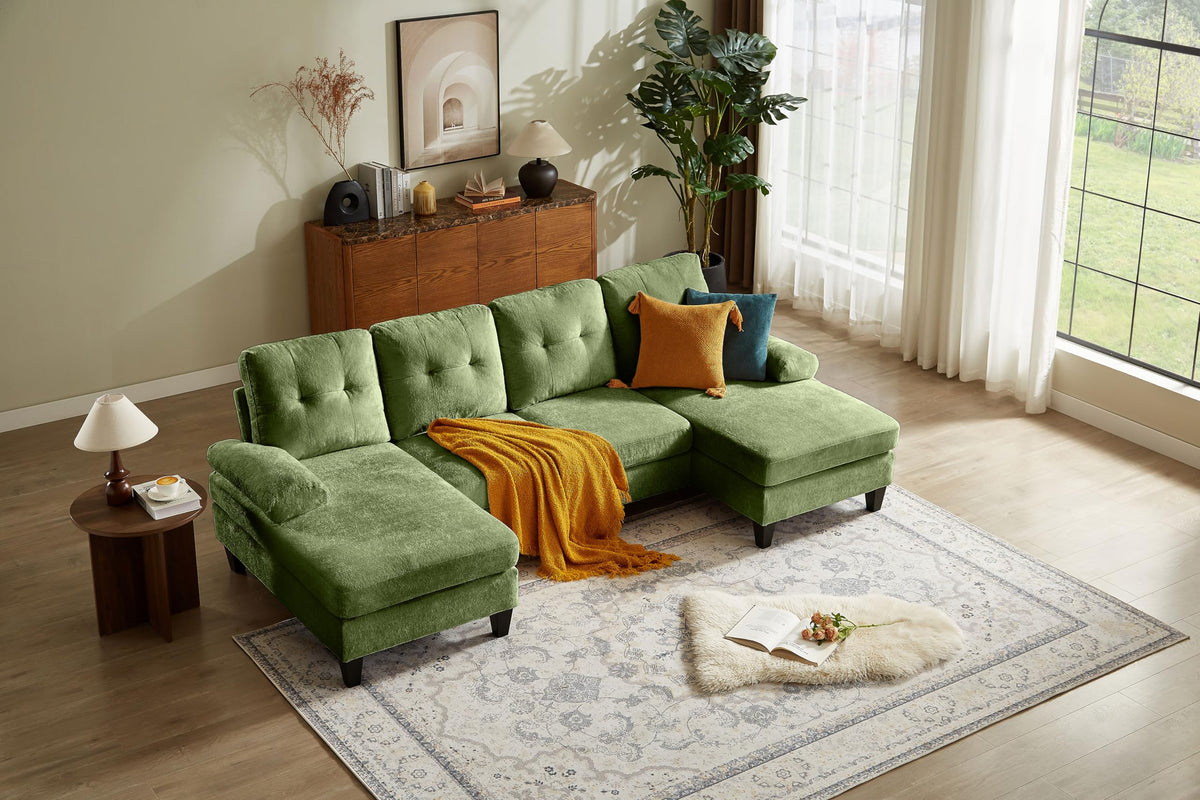 105" Sectional Sofa Couch