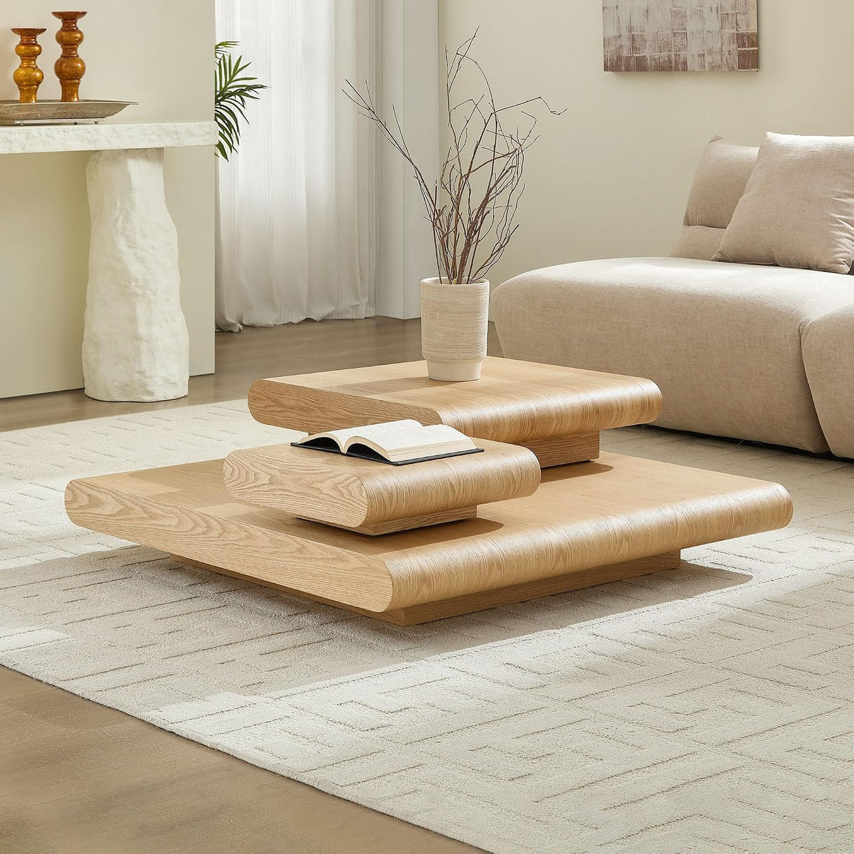 Modular Stacking Coffee Table Set