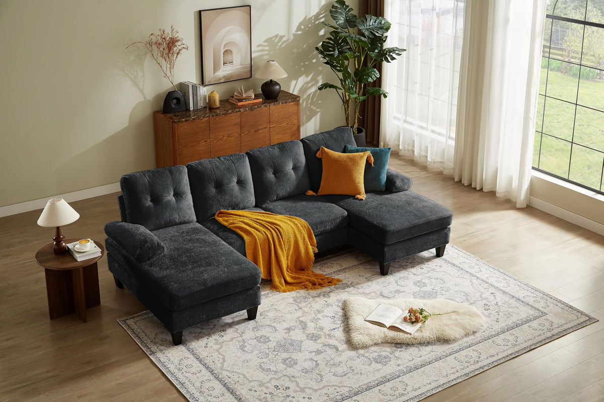 105" Sectional Sofa Couch