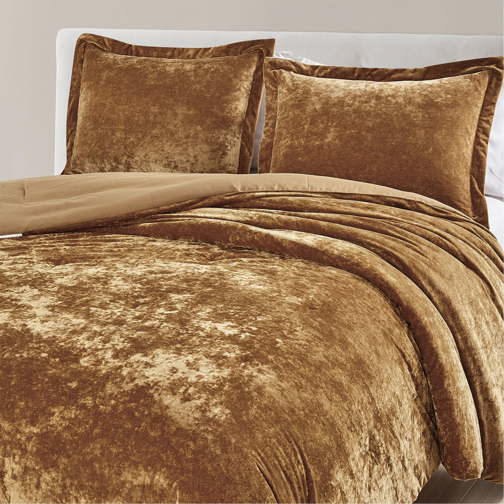 Luxury Velvet Queen Size Comforter Set