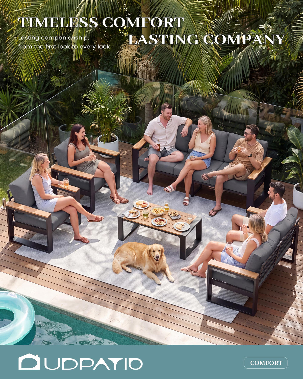 Aluminum Patio Furniture Set