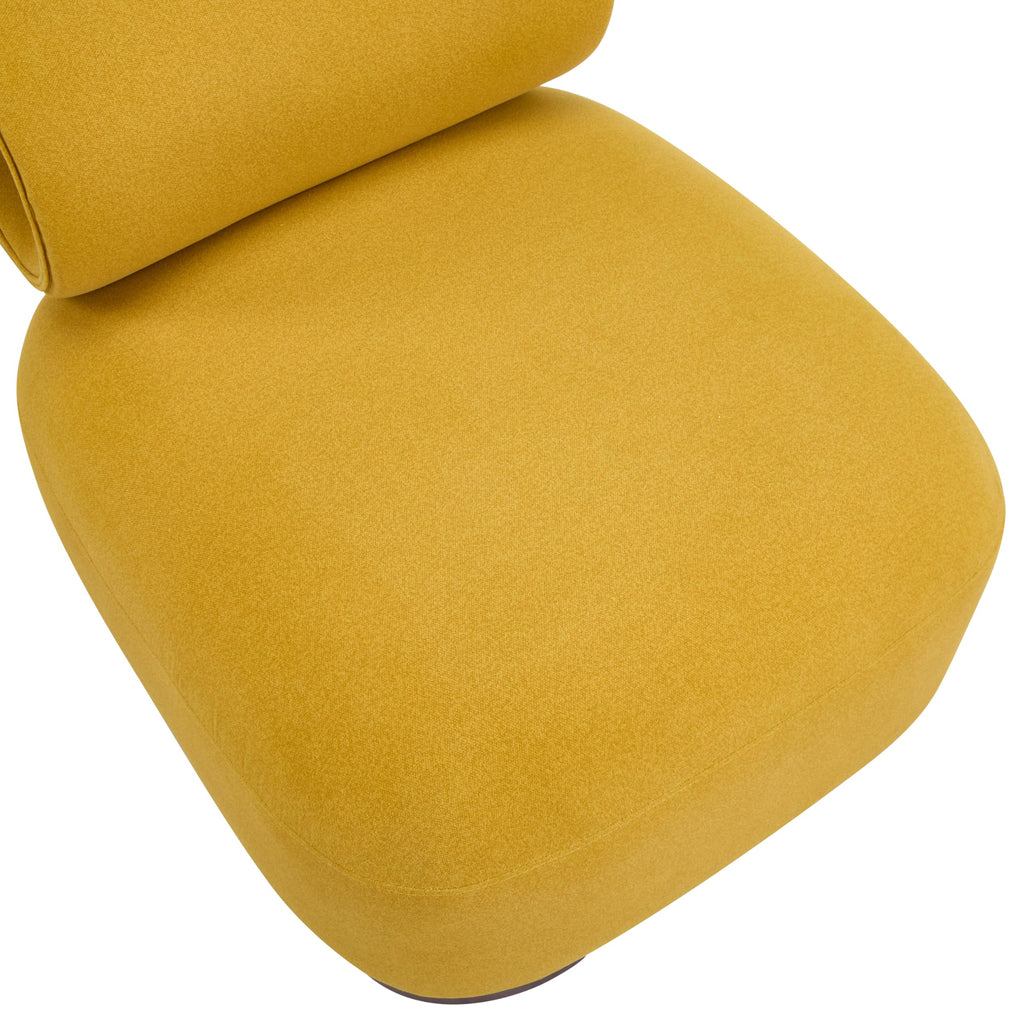 Merax Modern Accent Chair with Pet Cave & Storage