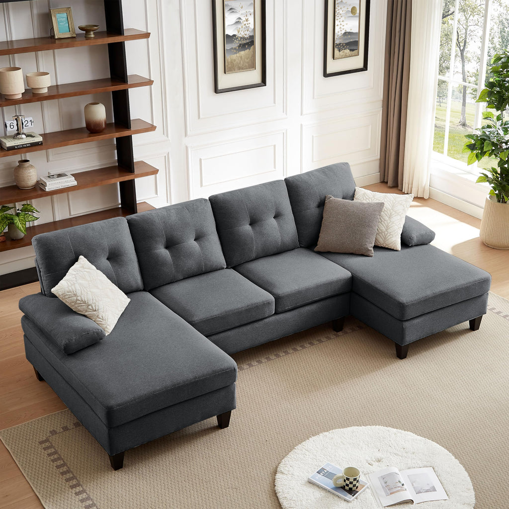 105" Sectional Sofa Couch