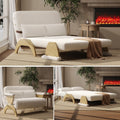 JASIWAY 47" 3-in-1 Convertible Sofa Sleeper Chair Bed for Adults, Futon