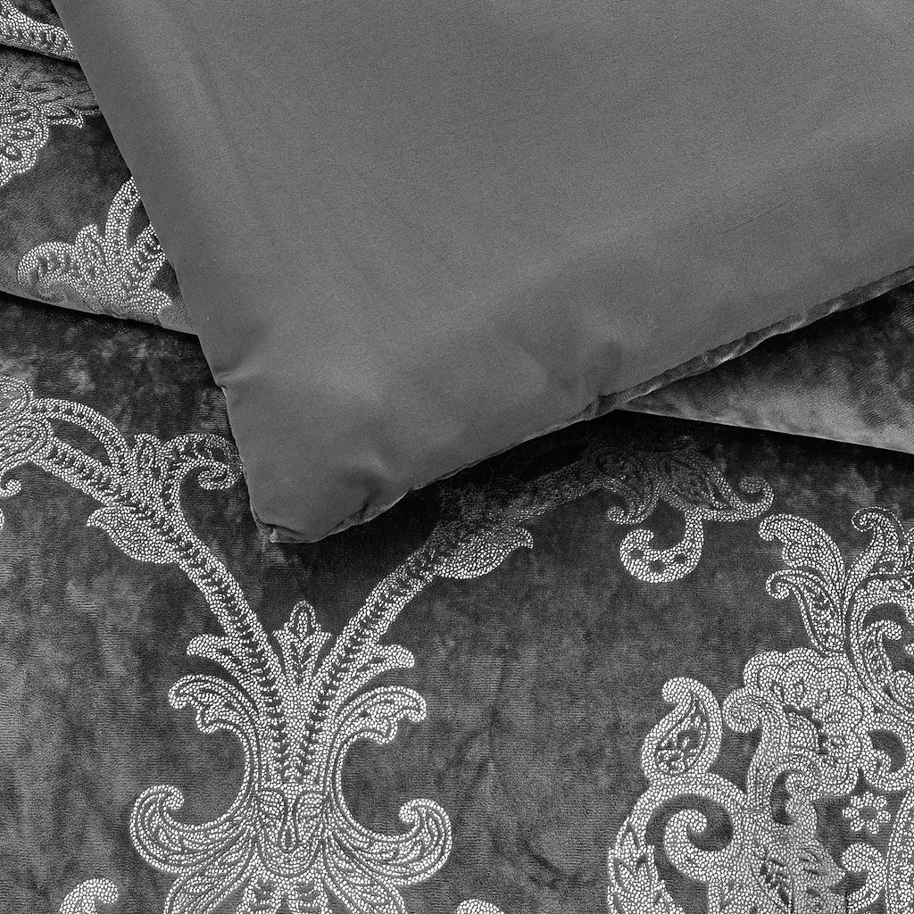 Sunshine Nicole Metallic Print Comforter Set