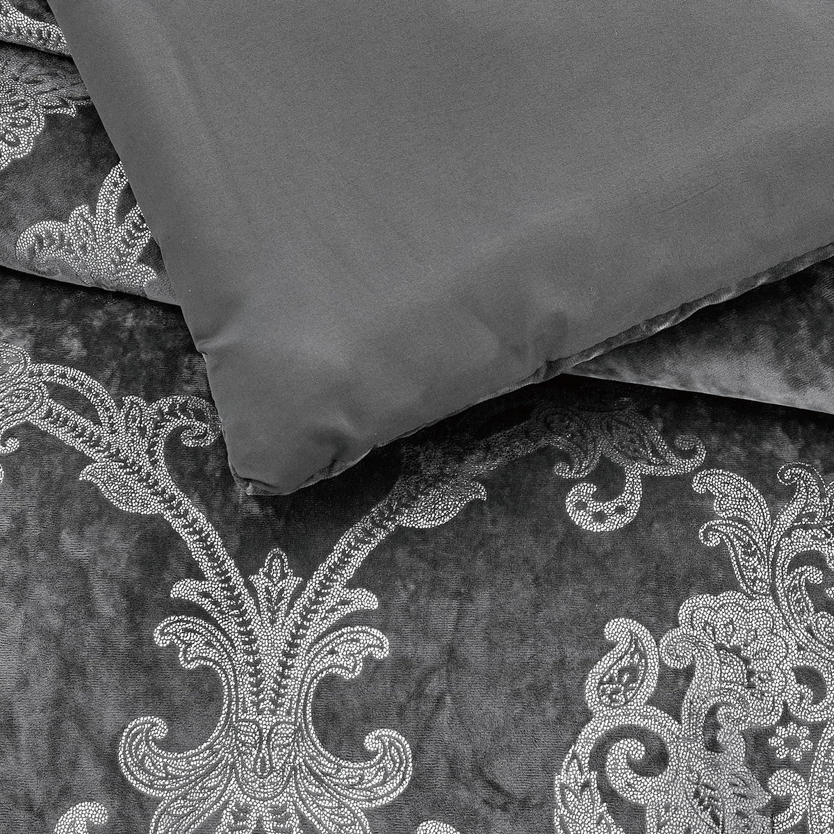 Sunshine Nicole Metallic Print Comforter Set