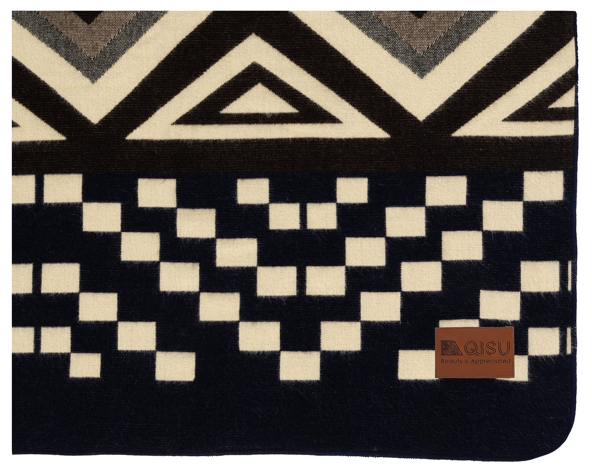 Handmade Ecuadorian Wool Throw Blanket
