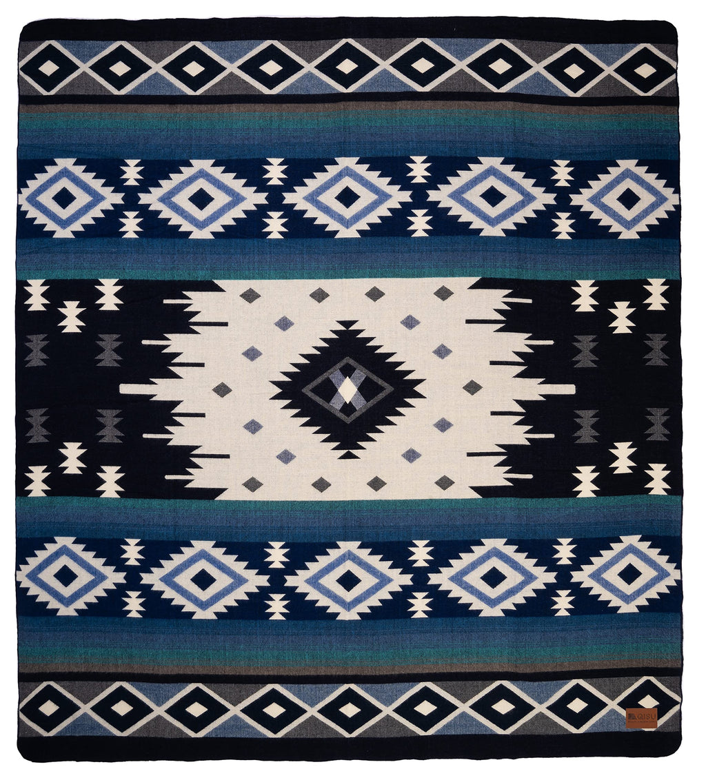 Handmade Ecuadorian Wool Throw Blanket