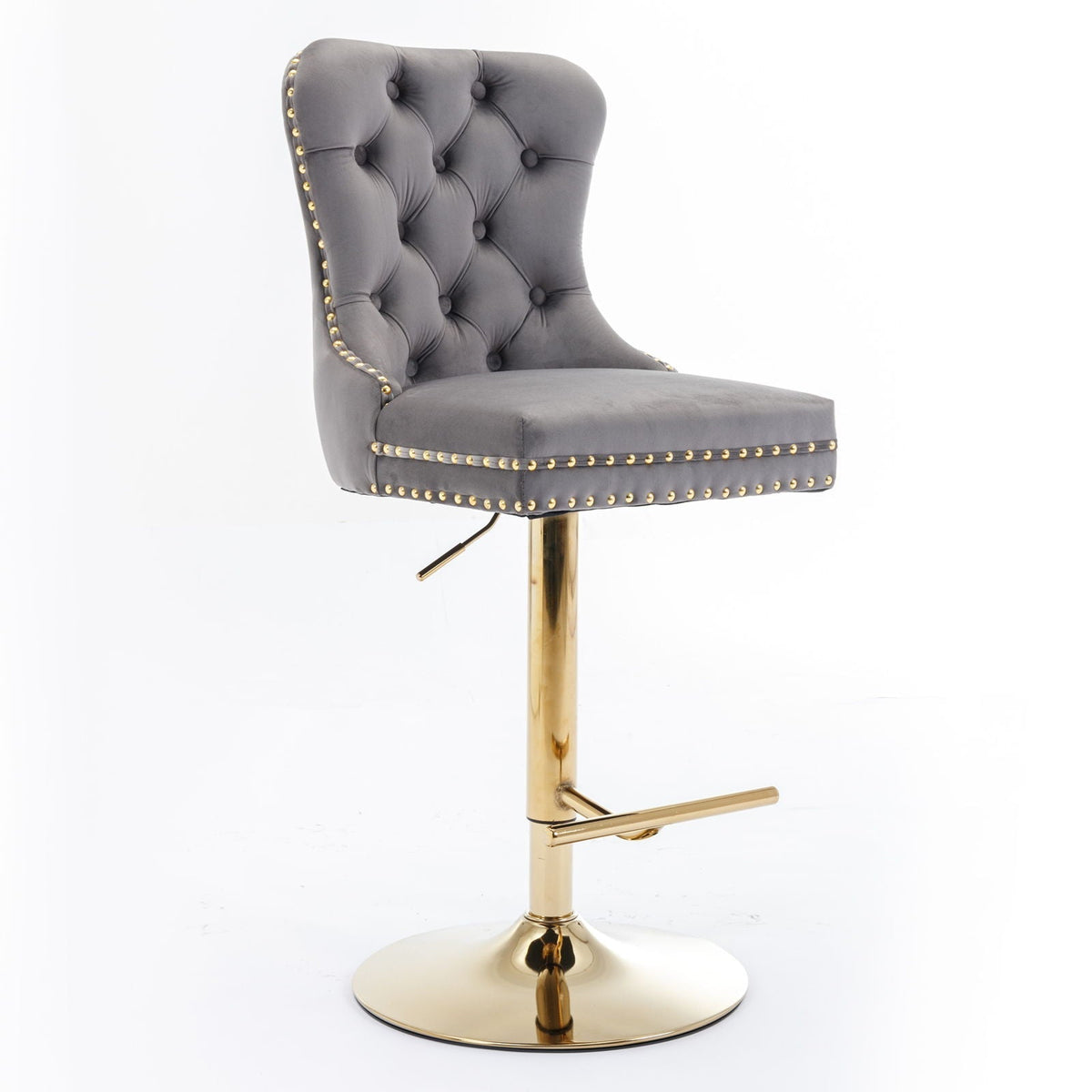 Thick Swivel Barstools Adjusatble Seat Height From 25-33"