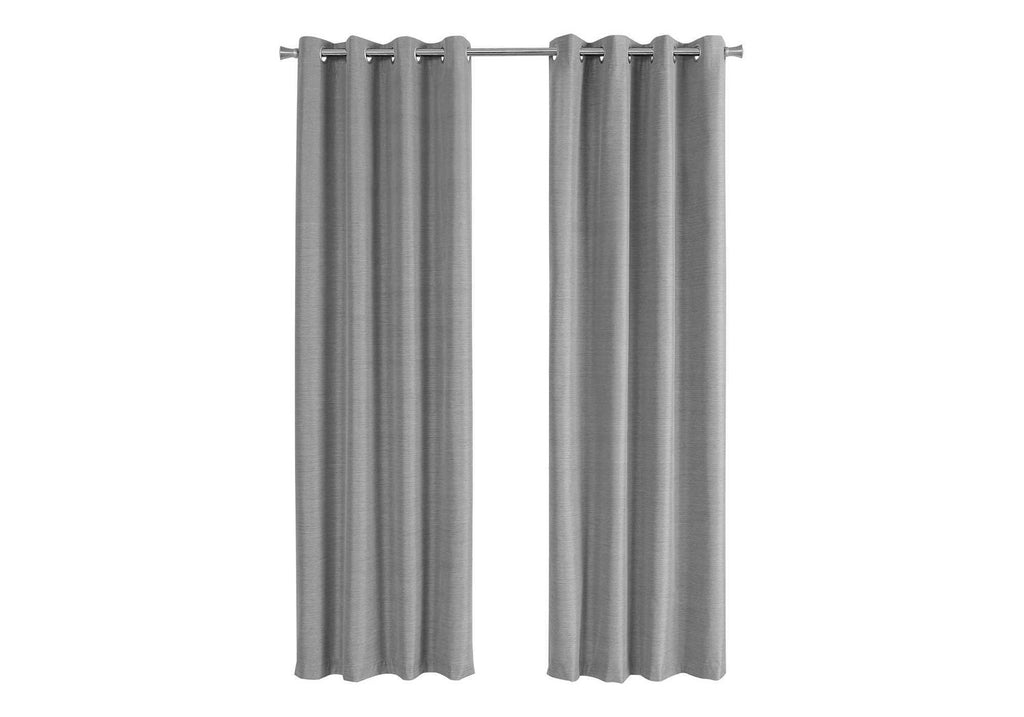Contemporary Room-Darkening Grommet Curtain Panels — Set of 2