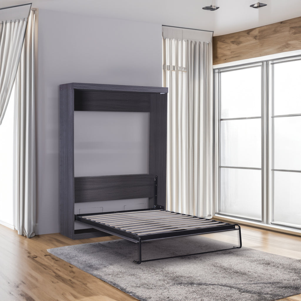 Full Size Murphy Bed with Wardrobe and Drawers