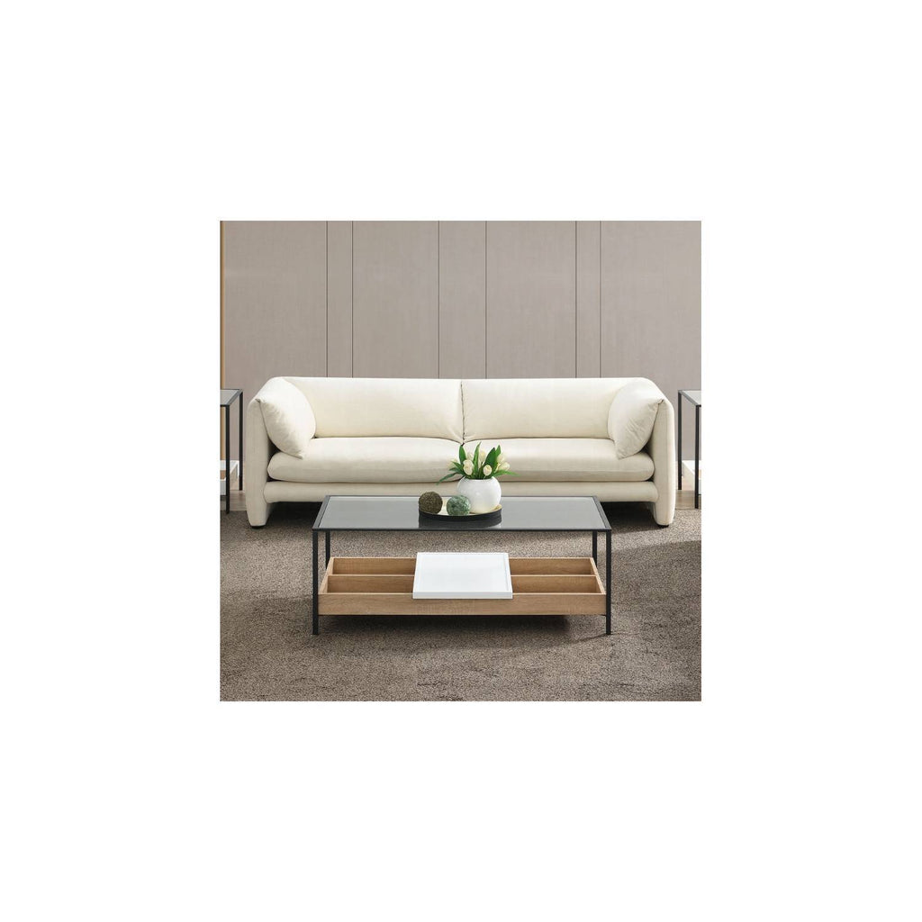 Jaeda Beige Bouclé Sofa
