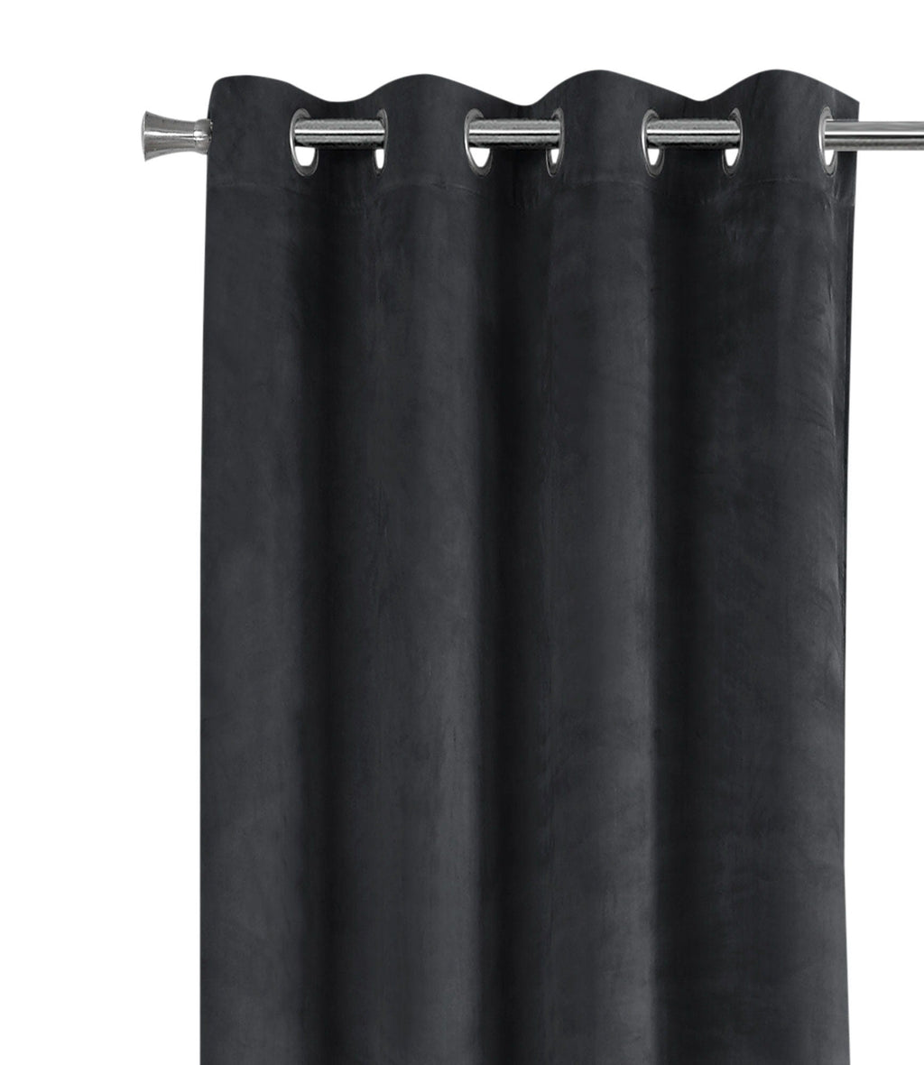 Contemporary Room-Darkening Grommet Curtain Panels — Set of 2