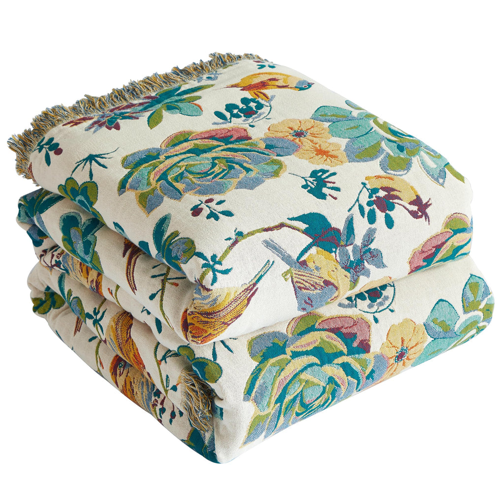 Boho Cotton Throw Blanket