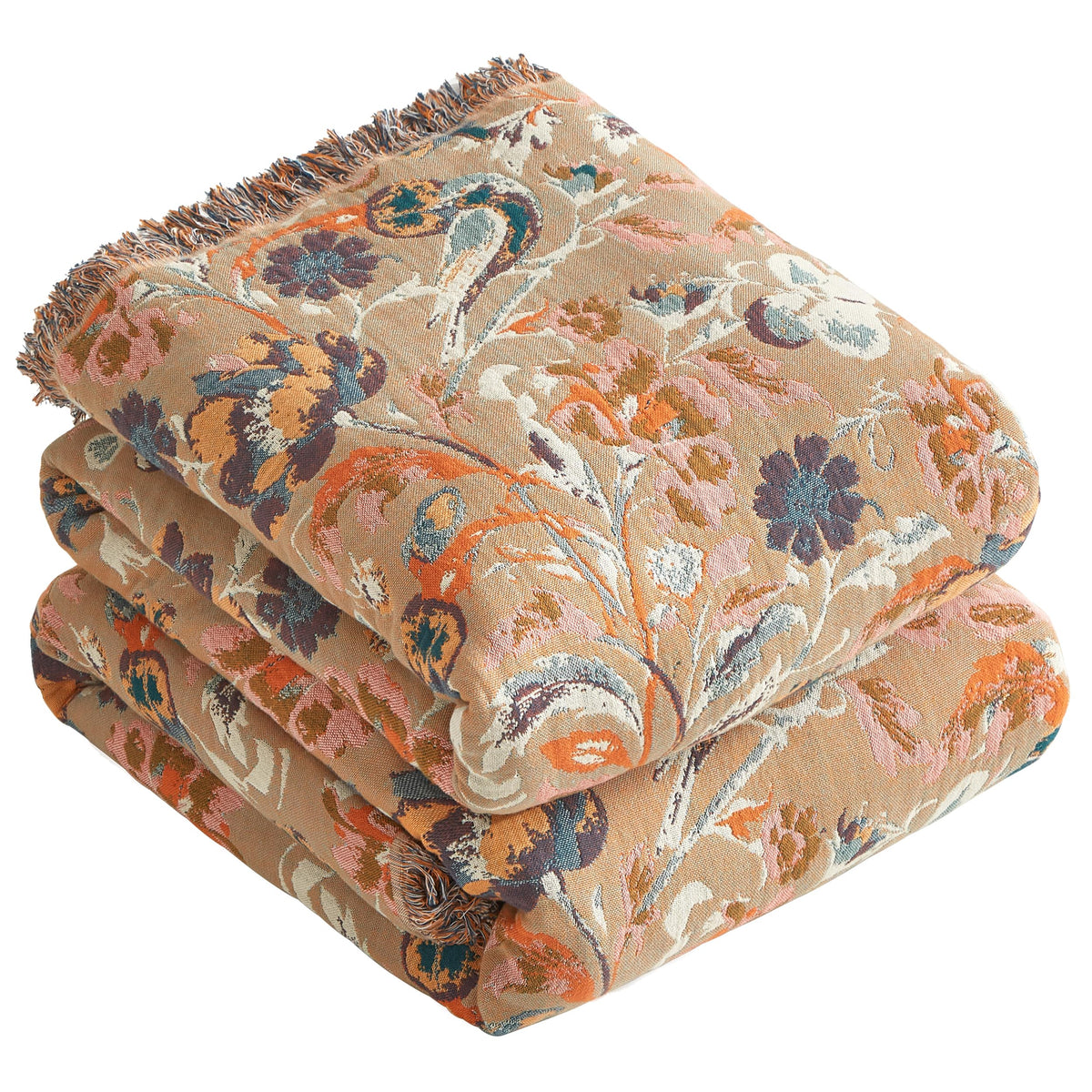 Boho Cotton Throw Blanket
