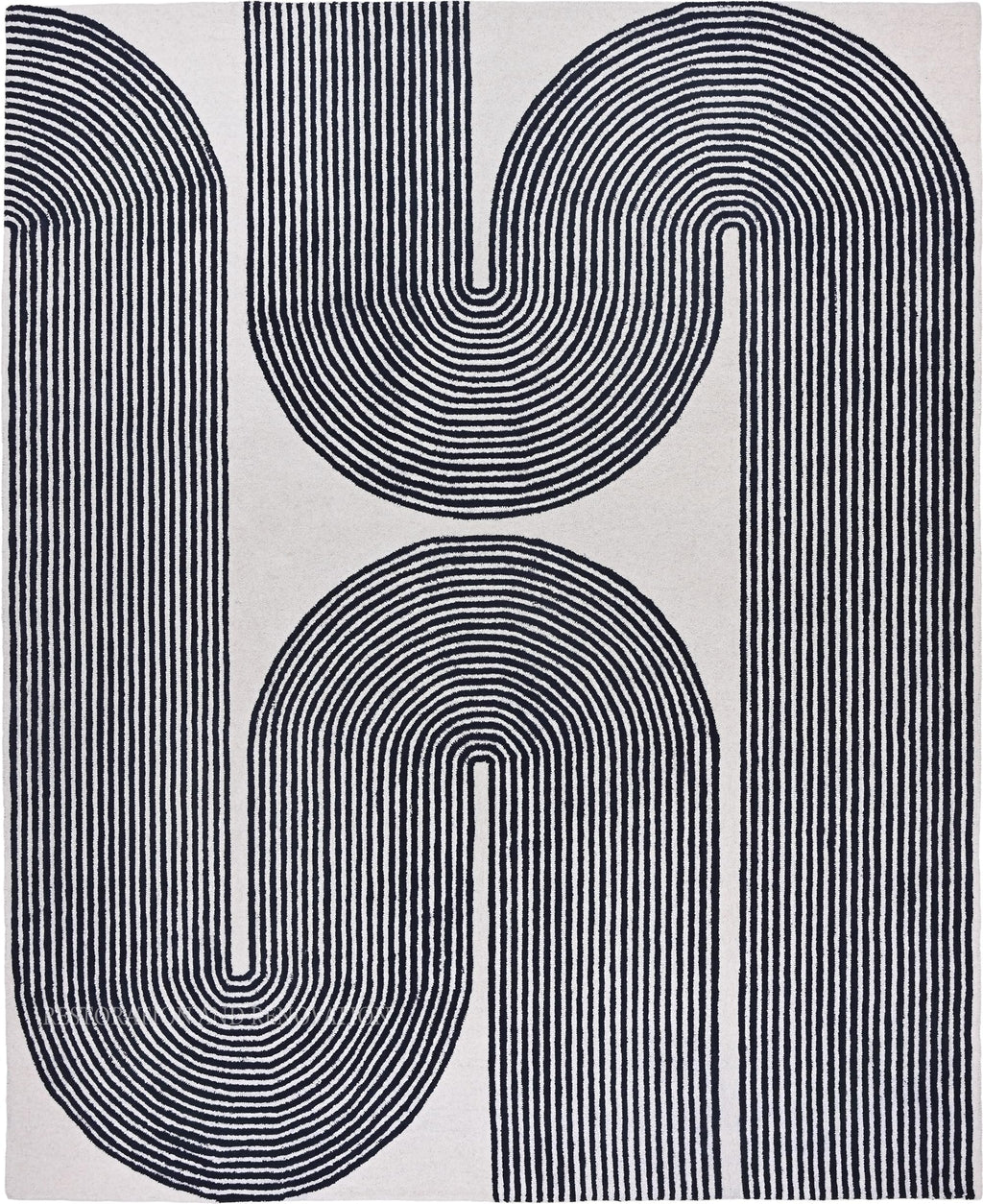Modern Handmade Wool Area Rug