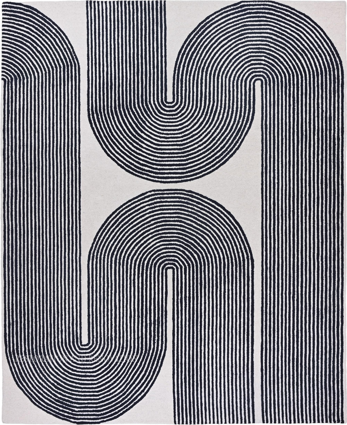 Modern Handmade Wool Area Rug