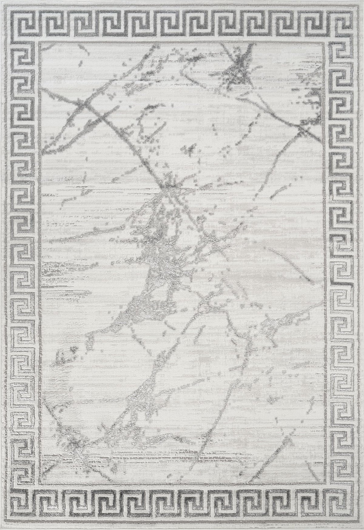 GLORY RUGS Area Rugs Marble 5X7 Cream Gold Carpet Modern Abstract Rug Living Room