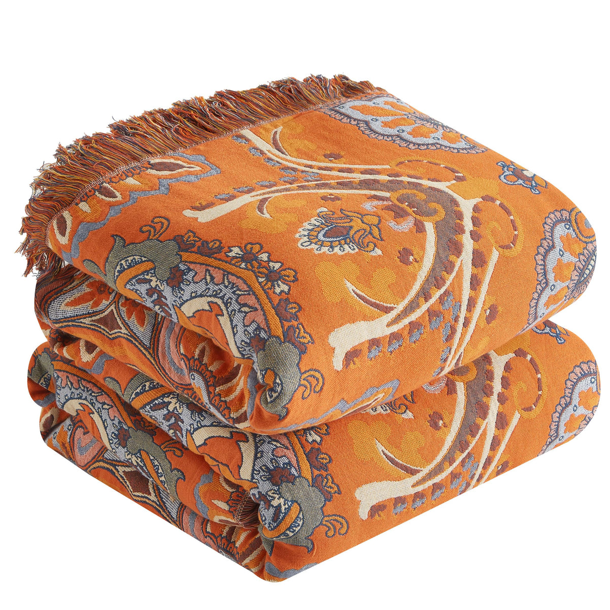 Boho Cotton Throw Blanket