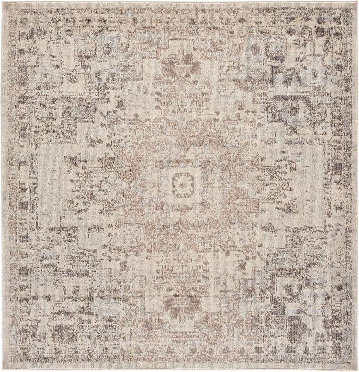 SAFAVIEH Madison Area Rug 8'x10', Traditional Ivory & Light Blue MAD473D