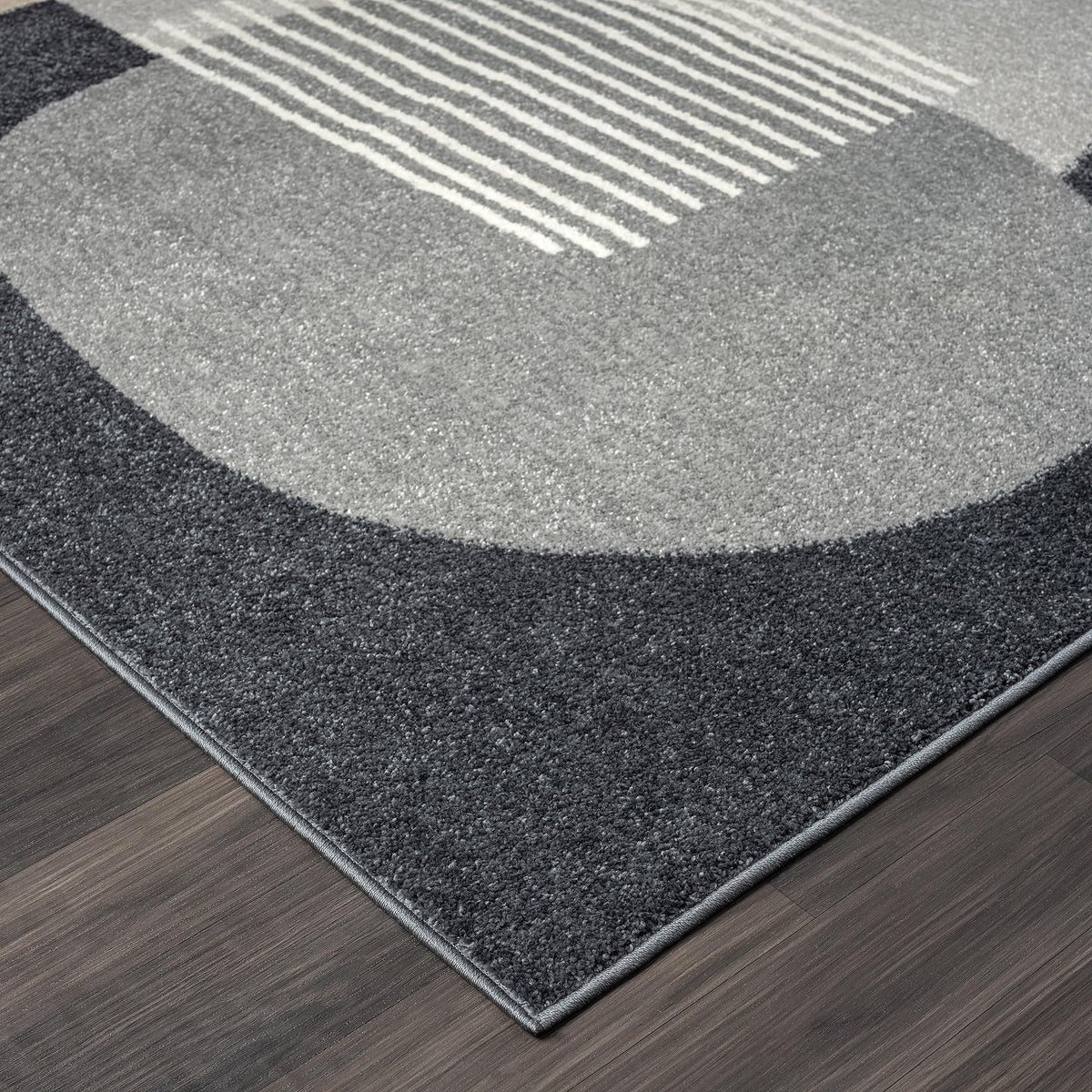 Abani Deco Collection Area Rug - Cream Minimalist Geometric Design - 8'11" x