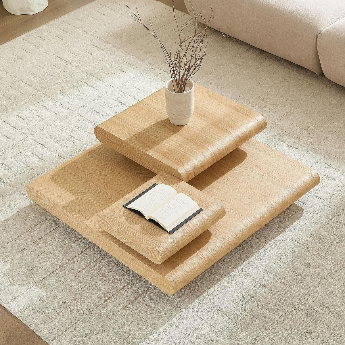 Modular Stacking Coffee Table Set