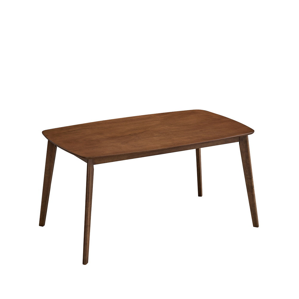 Scandinavian Dining Set with Upholstered Chairs