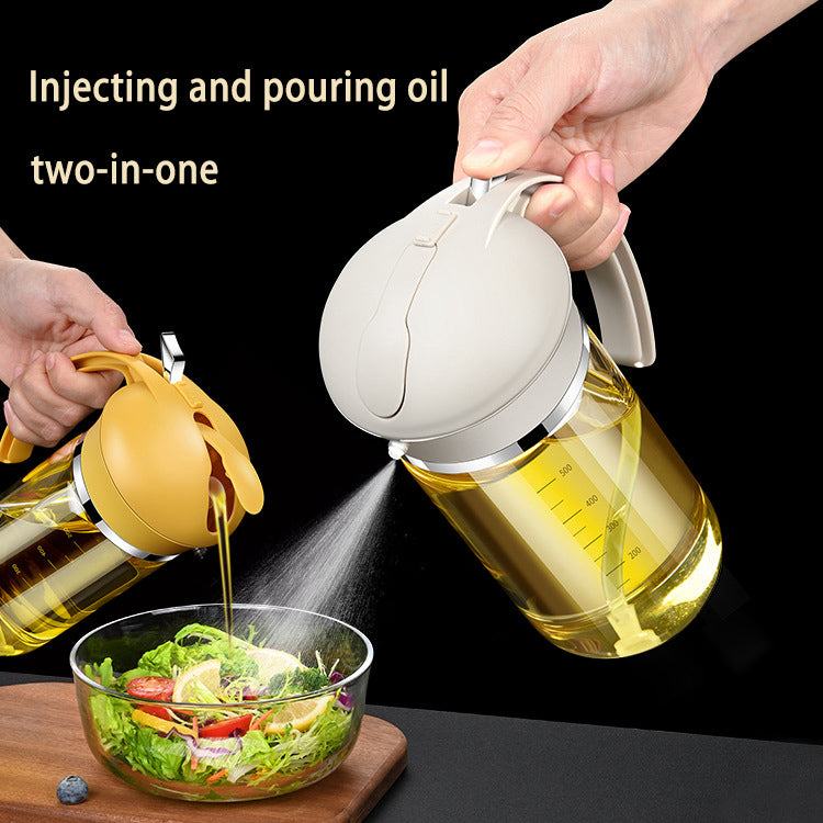 Food Grade Oil Pot Dual Use Glass Oil Spray Bottle Household Spray Sesame Oil