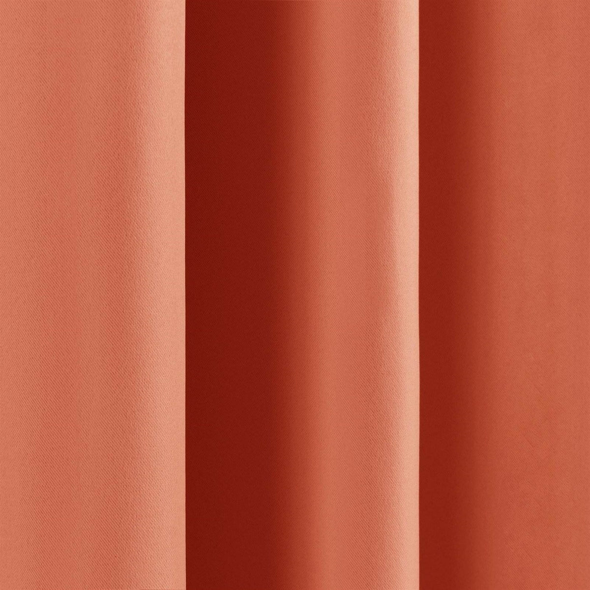Orange Apricot Thermal Blackout Curtains, Set of Two