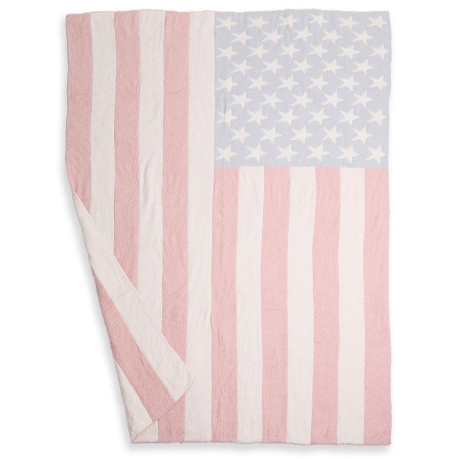 USA Flag Reversible Throw Blanket