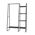 Portable Garment Rack with Storage Shelf