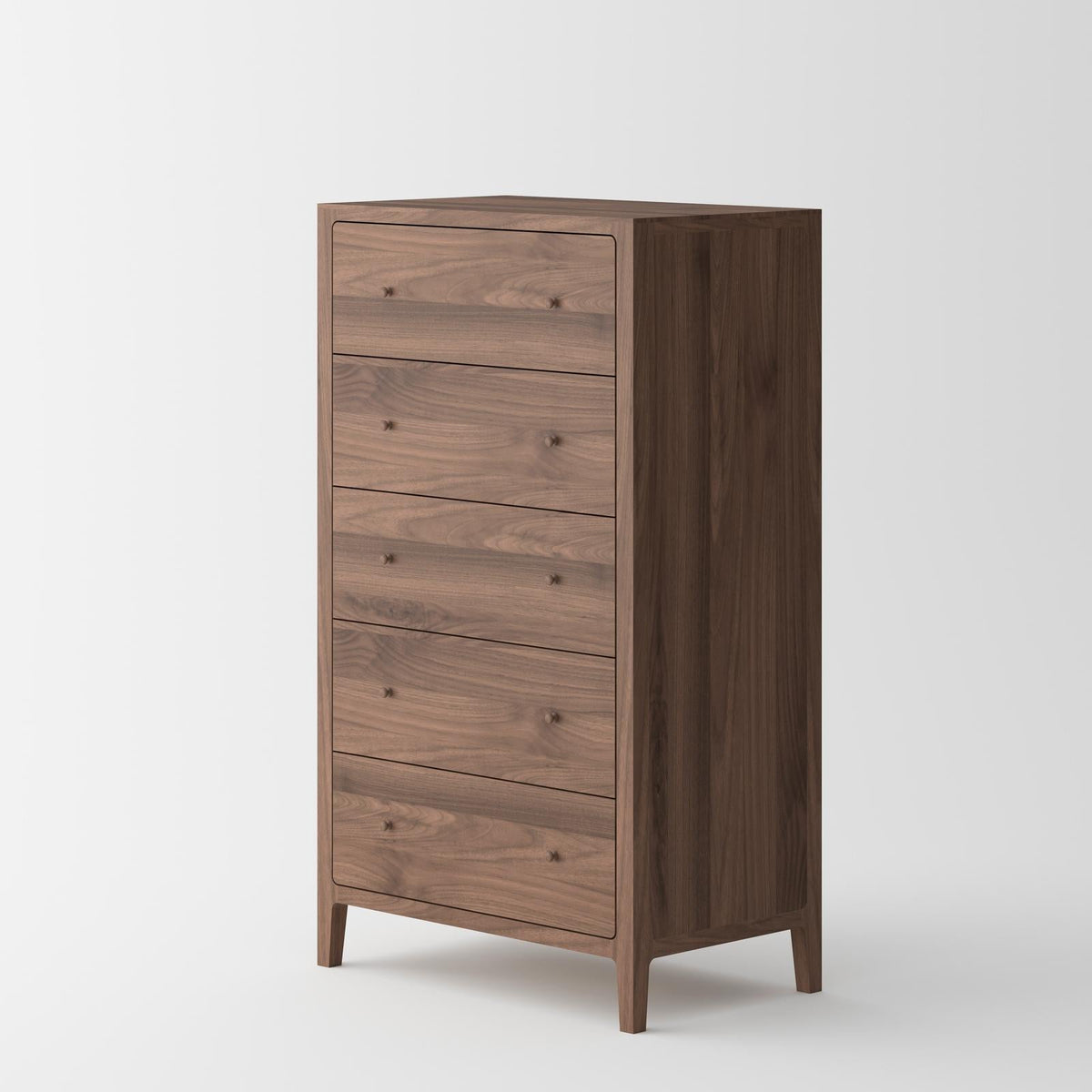 Isabella Black American Walnut Mid-Century Bedroom Set
