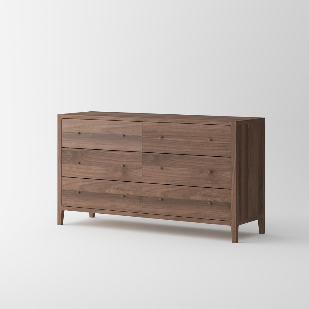 Isabella Black American Walnut Mid-Century Bedroom Set
