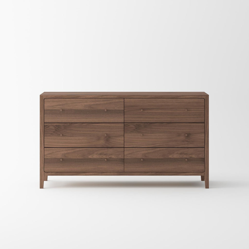 Isabella Black American Walnut Mid-Century Bedroom Set