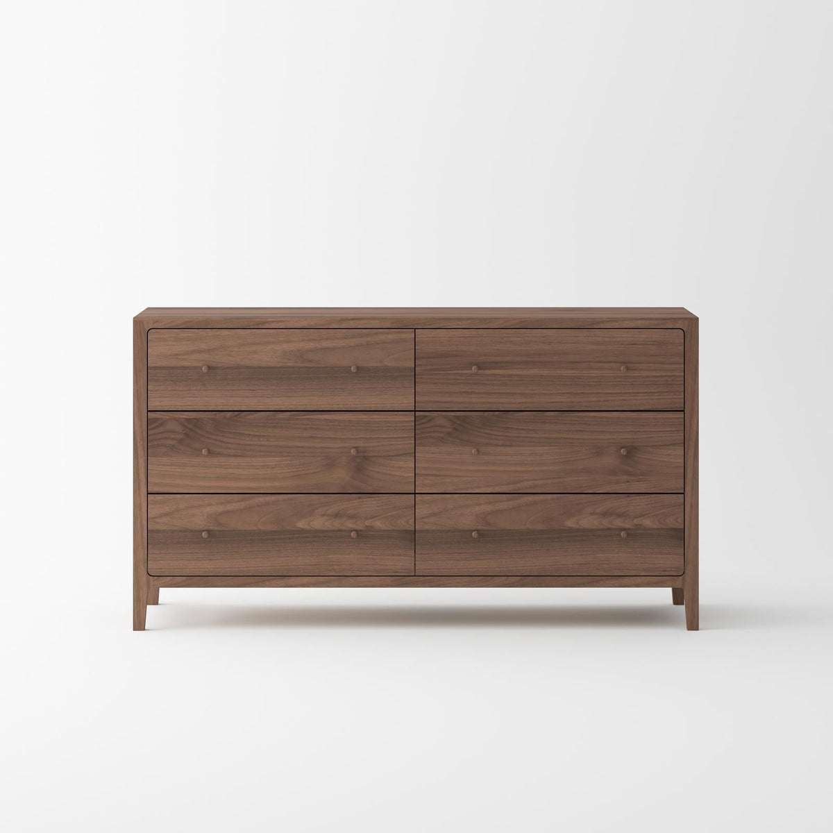 Isabella Black American Walnut Mid-Century Bedroom Set
