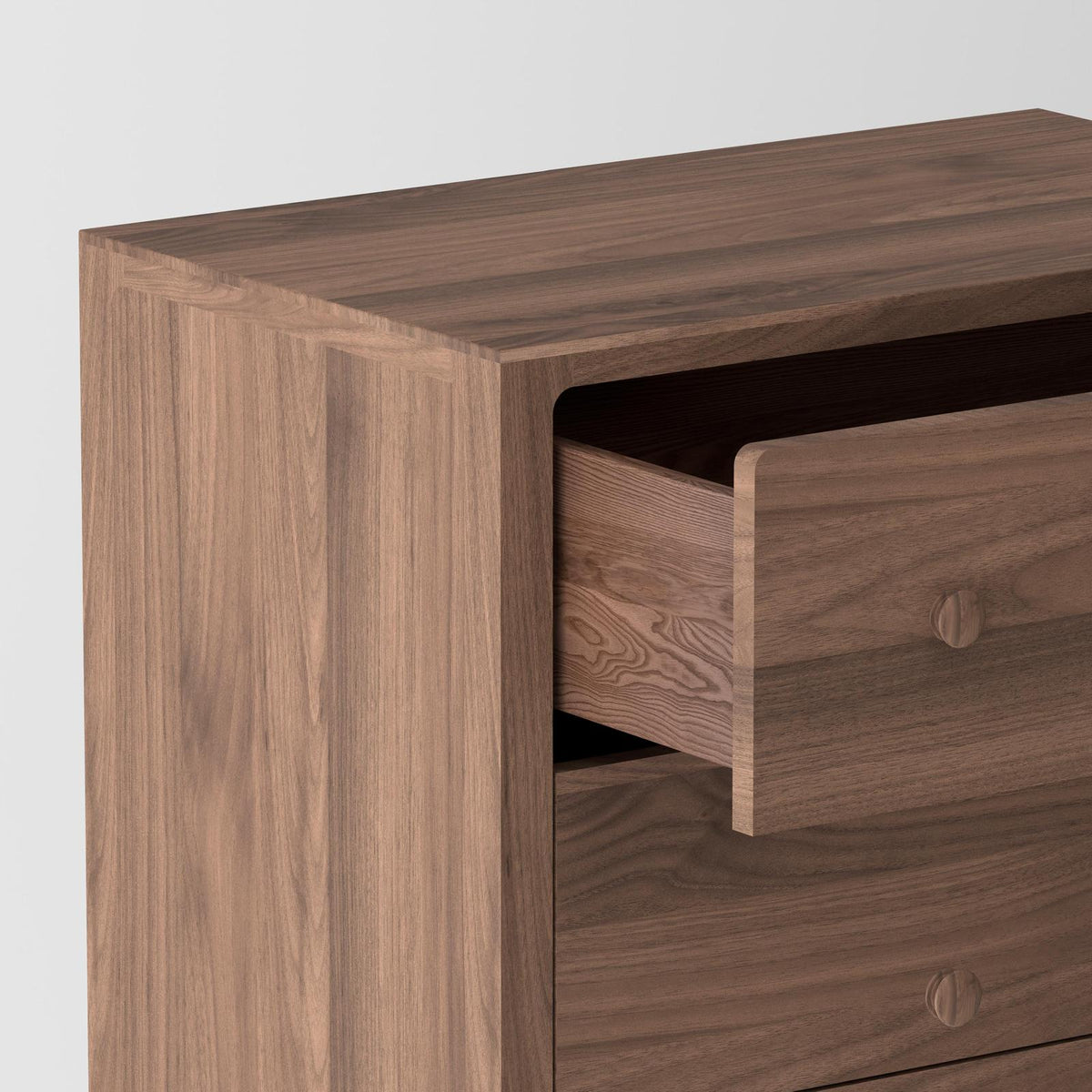 Isabella Black American Walnut Mid-Century Bedroom Set