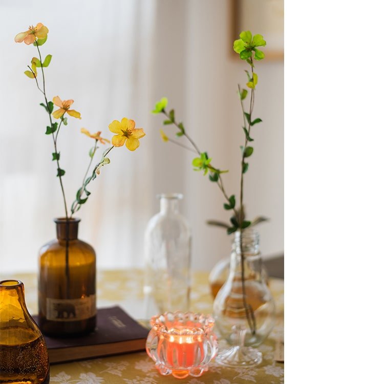 20-Inch Faux Silk Gaura Flower Stem