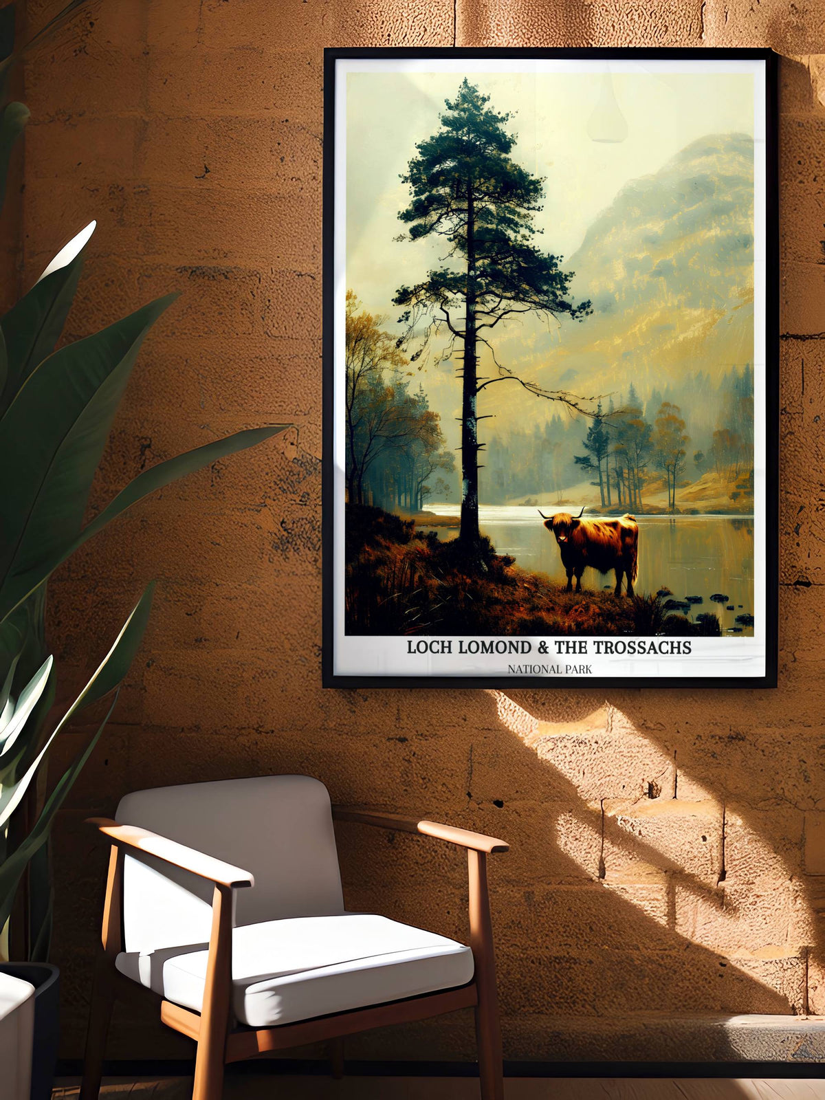 Loch Lomond & The Trossachs National Park Poster - Scottish Highlands -Cairngorms -
