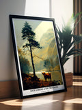 Loch Lomond & The Trossachs National Park Poster - Scottish Highlands -Cairngorms -