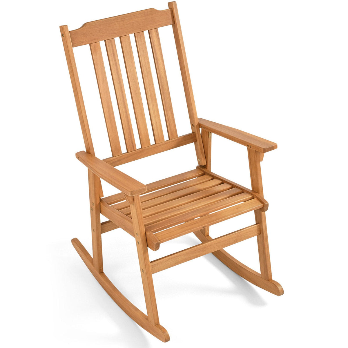 Acacia Wood Patio Rocking Chair