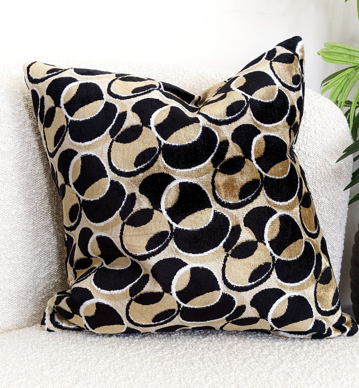 Geometric Eclipse Pillow Cover