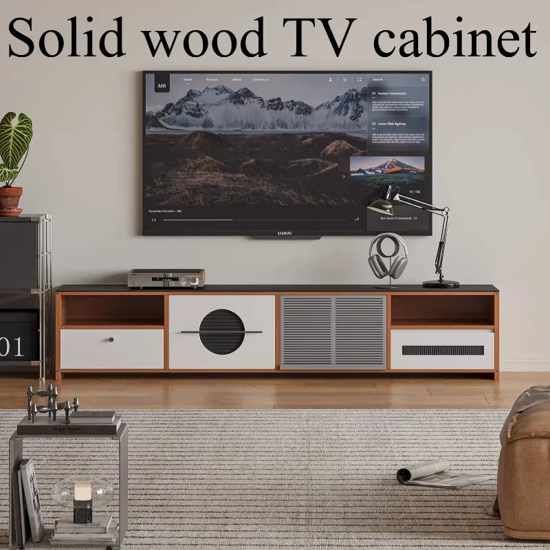 Nordic 200 cm TV Stand & Display Shelf